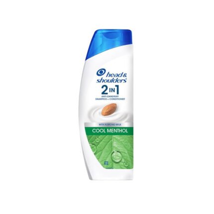 Head & Shoulders 2-in-1 Cool Menthol Anti Dandruff Shampoo + Conditioner for Women & Men (340ml)