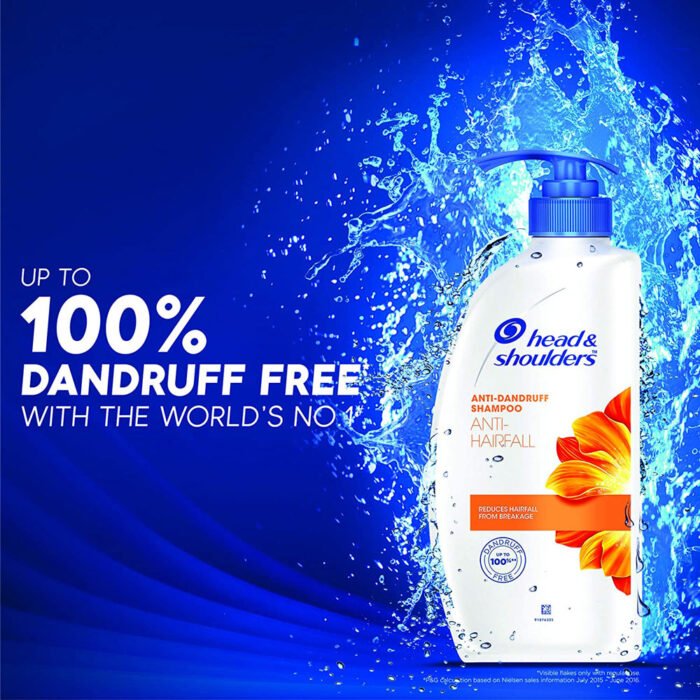 Head & Shoulders Anti-Hairfall Anti-Dandruff Shampoo for Women & Men (650ml)