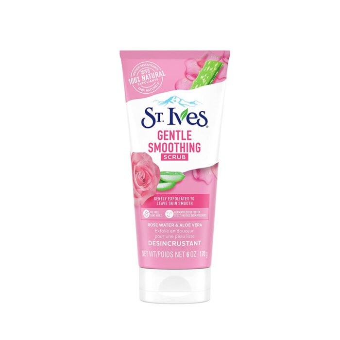 St. Ives Gentle Smoothing Rosewater and Aloe Vera Facial Scrub